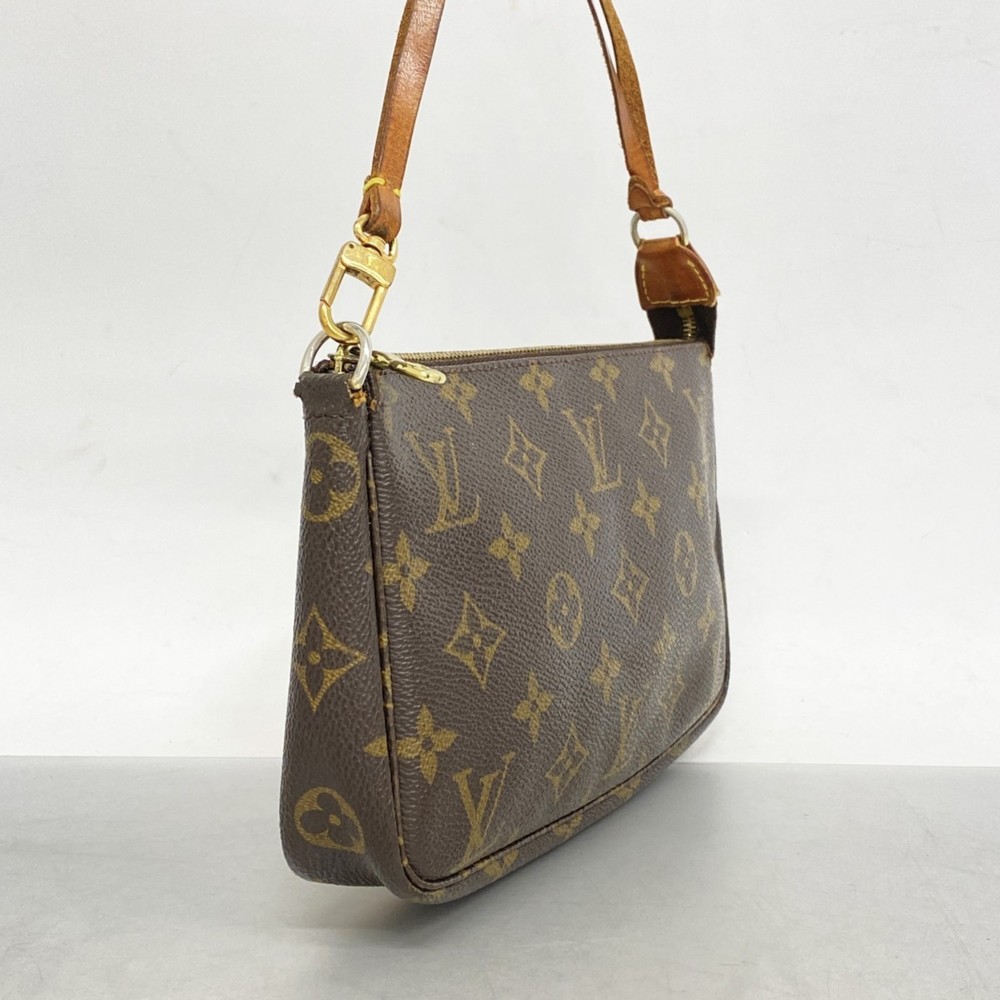 Louis Vuitton Pouch Monogram Pochette Accessoires M51980 Brown Women's - Picture 2 of 11